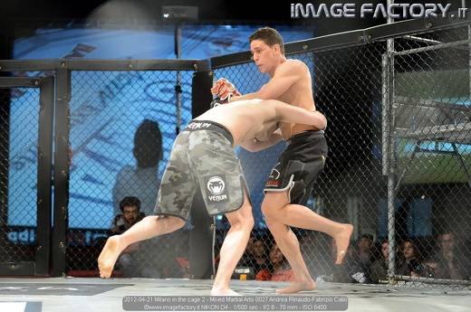 2012-04-21 Milano in the cage 2 - Mixed Martial Arts 0027 Andrea Rinaudo-Fabrizio Calio